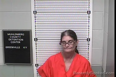 Mugshot of Elizabeth Michille Knight booked in Muhlenberg County, Kentucky on August 29, 2026