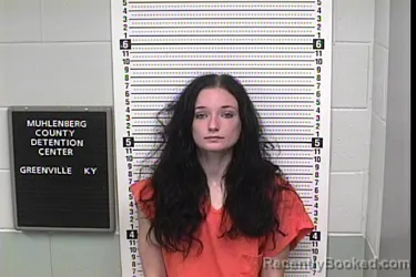 Mugshot of Haylee Jo Deluga booked in Muhlenberg County, Kentucky on September 2, 2026