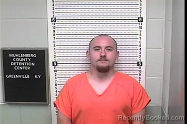 Mugshot of Spencer Caudill booked in Muhlenberg County, Kentucky on September 14, 2026