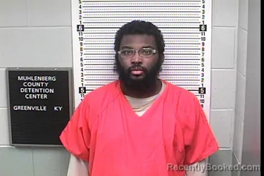 Mugshot of Ceandre Demar Young booked in Muhlenberg County, Kentucky on September 29, 2026