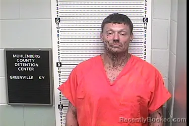 Mugshot of Rodney Neil Gregory booked in Muhlenberg County, Kentucky on September 29, 2026