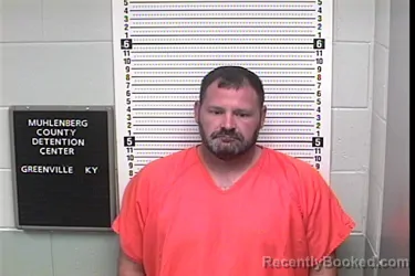 Mugshot of Dustin Ray Fugate booked in Muhlenberg County, Kentucky on September 30, 2026