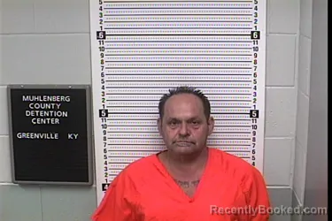 Mugshot of Larry Lane Westrater booked in Muhlenberg County, Kentucky on October 2, 2026