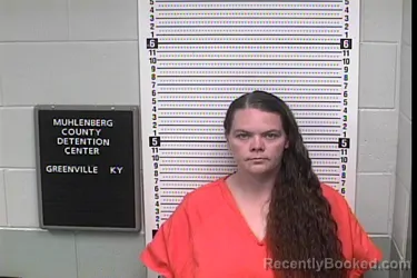 Mugshot of Billie Jean Harrison booked in Muhlenberg County, Kentucky on October 6, 2026
