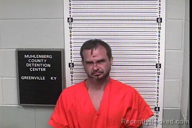 Mugshot of Skylar Dalton Shanks booked in Muhlenberg County, Kentucky on October 6, 2026