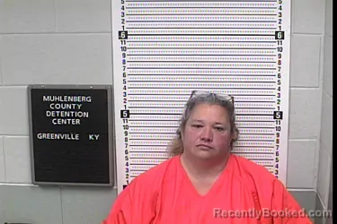 Mugshot of Kristina Marie Bechtel booked in Muhlenberg County, Kentucky on October 6, 2026