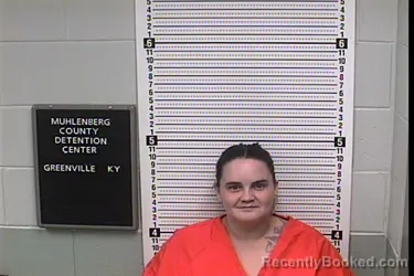 Mugshot of Kayla Ann Jackson booked in Muhlenberg County, Kentucky on October 22, 2026