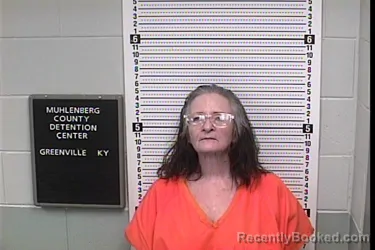 Mugshot of Patalyn Gwen Williams booked in Muhlenberg County, Kentucky on October 24, 2026