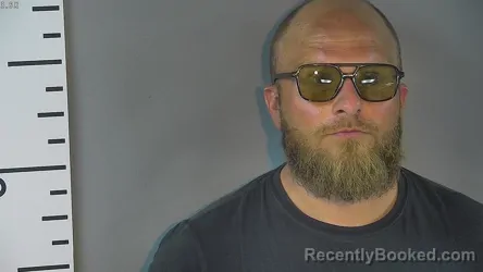 Mugshot of DUSTIN ANTHONY JOHNSON booked in Nelson County, Kentucky on July 7, 2026
