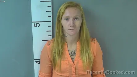 Mugshot of Farrah Lee Fowler booked in Nelson County, Kentucky on August 25, 2026