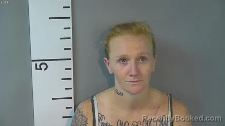 Mugshot of Farrah Lee Fowler booked in Nelson County, Kentucky on August 6, 2026
