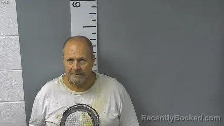 Mugshot of Frank Walter Frazier booked in Nelson County, Kentucky on October 8, 2026