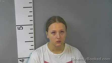 Mugshot of HANNAH RAE ROGERS booked in Nelson County, Kentucky on May 10, 2026