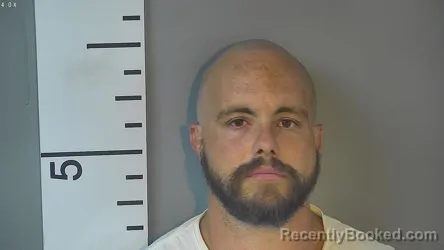 Mugshot of Jonathan Douglas Rayborn booked in Nelson County, Kentucky on October 4, 2026