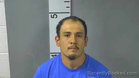 Mugshot of Luis Manuel Mejia booked in Nelson County, Kentucky on August 20, 2026