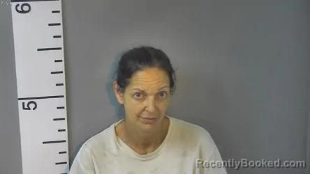 Mugshot of REBECCA CHARLES EVANS booked in Nelson County, Kentucky on July 1, 2026