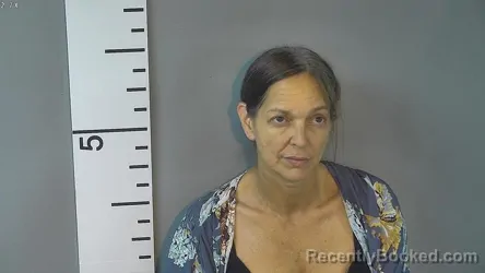 Mugshot of Rebecca Charles Evans booked in Nelson County, Kentucky on August 12, 2026