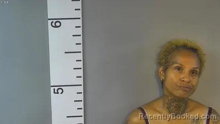 Mugshot of TYKECIA SANQUIAT JONES booked in Nelson County, Kentucky on April 25, 2026