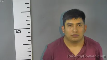 Mugshot of Valentin Diaz Hernandez booked in Nelson County, Kentucky on August 10, 2026