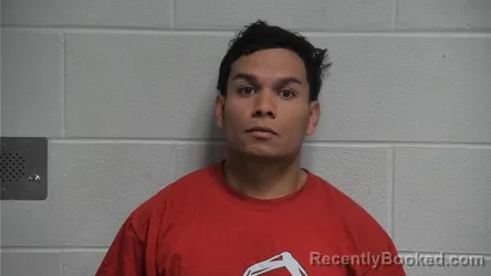Mugshot of ROMMEL HERNANDEZ RIVAS booked in Oldham County, Kentucky on April 21, 2026