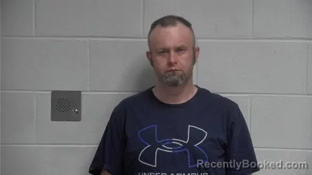 Mugshot of DEREK BRENT SHAW booked in Oldham County, Kentucky on April 23, 2026