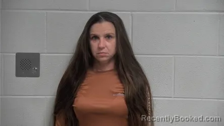 Mugshot of BRANDI LYNN ARVIN booked in Oldham County, Kentucky on May 12, 2026