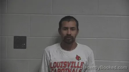 Mugshot of RIGOBERTO AGUILAR-LOPEZ booked in Oldham County, Kentucky on June 13, 2026