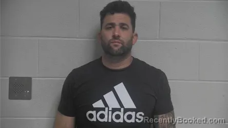 Mugshot of JORGE ALBERTO GALLEGOS RODRIGUEZ booked in Oldham County, Kentucky on June 17, 2026