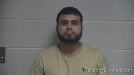 Mugshot of OSCAR PEGUEROS booked in Oldham County, Kentucky on June 24, 2026