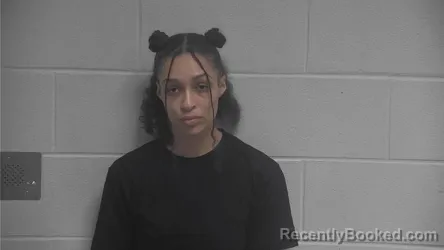Mugshot of TAYLIN MOORE booked in Oldham County, Kentucky on June 25, 2026