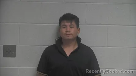 Mugshot of EDGAR ALBERTO MIRANDA-ESPINOZA booked in Oldham County, Kentucky on July 3, 2026