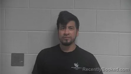Mugshot of SEBASTIAN PEREZ GUZMAN booked in Oldham County, Kentucky on July 12, 2026