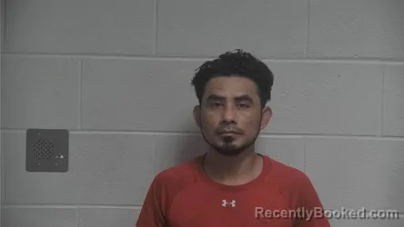 Mugshot of ELMER DAGOBERTO-DIAZ booked in Oldham County, Kentucky on July 15, 2026