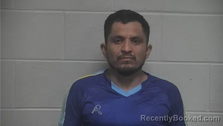 Mugshot of Juan Alfredo Lopez-Gomez booked in Oldham County, Kentucky on August 6, 2026