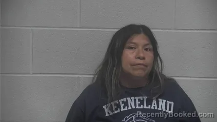Mugshot of Bernardina Perez Rios booked in Oldham County, Kentucky on August 6, 2026