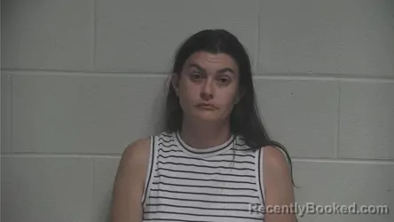Mugshot of Chasity Rae Carson booked in Oldham County, Kentucky on August 16, 2026