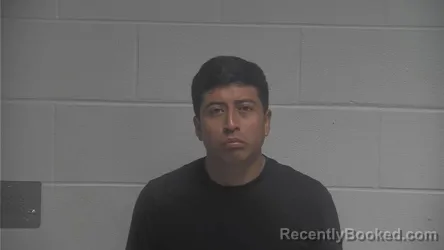 Mugshot of Jose Galdino San Juan Garcia booked in Oldham County, Kentucky on August 16, 2026