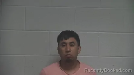 Mugshot of Ramiro Cortes Del Carmen booked in Oldham County, Kentucky on August 16, 2026