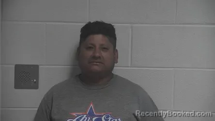 Mugshot of Domingo Lares-Perez booked in Oldham County, Kentucky on August 17, 2026