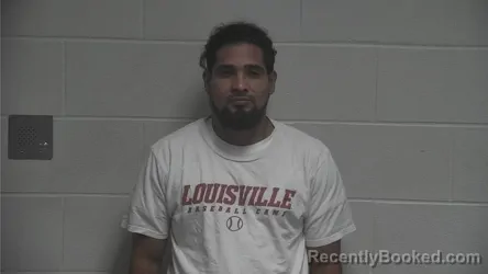 Mugshot of Wilmer Antonio Bermudez Blandon booked in Oldham County, Kentucky on August 19, 2026