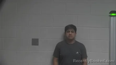 Mugshot of Frisly Yovani Castro-Lopez booked in Oldham County, Kentucky on August 20, 2026