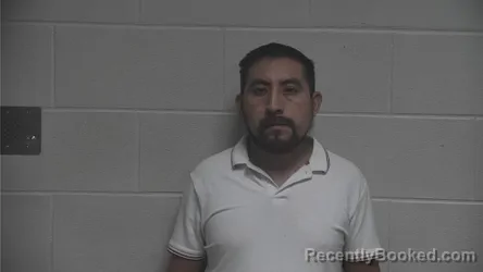 Mugshot of Arnoldo Adin Perez Velazquez booked in Oldham County, Kentucky on August 21, 2026