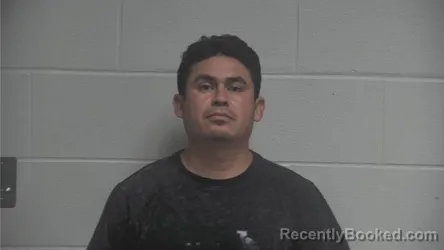 Mugshot of Eslin Alfonzo Lucero-Meza booked in Oldham County, Kentucky on August 24, 2026