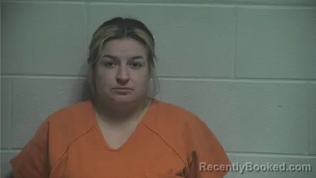 Mugshot of Mandy Lynn Hollandsworth booked in Oldham County, Kentucky on August 26, 2026