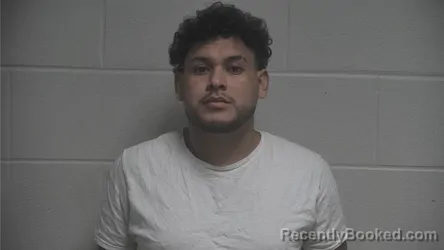 Mugshot of Carlos Borjas booked in Oldham County, Kentucky on August 27, 2026
