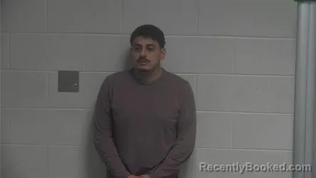 Mugshot of Jose Aguilar Hernandez Estuardo booked in Oldham County, Kentucky on August 31, 2026