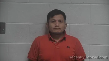 Mugshot of Marcelino Caal-Xol booked in Oldham County, Kentucky on September 1, 2026