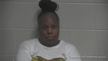 Mugshot of Raeshonda Vanise Presley booked in Oldham County, Kentucky on September 2, 2026