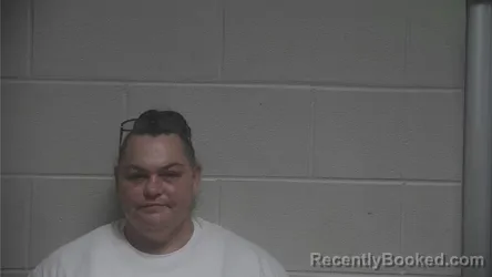 Mugshot of Cynthia Marie Mendoza booked in Oldham County, Kentucky on September 4, 2026
