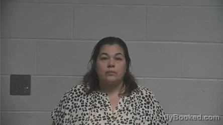 Mugshot of Claudia Colindres Ortega booked in Oldham County, Kentucky on September 10, 2026